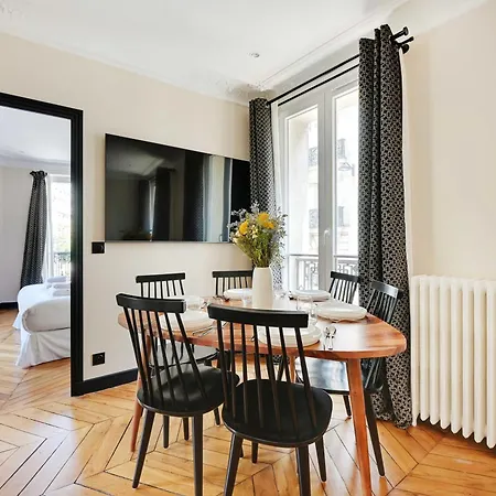 Charming - 1br-4p - Arc De Triomphe דירה